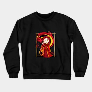 Design inspired by the Chinese Zodiac of the dragon Crewneck Sweatshirt